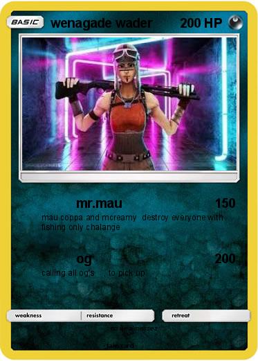 Pokemon wenagade wader