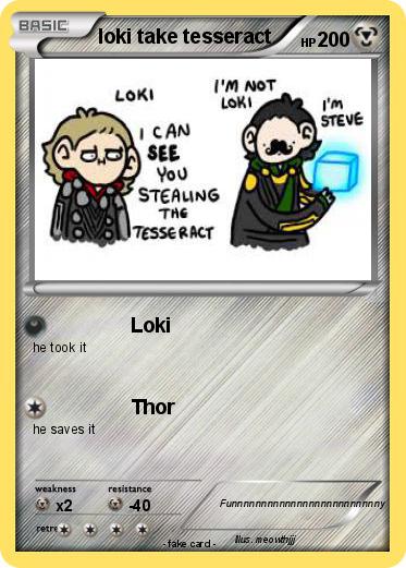 Pokemon loki take tesseract