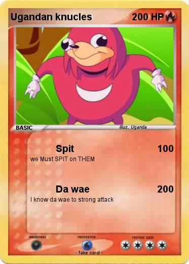 Pokemon Ugandan knucles