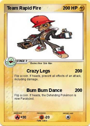 Pokemon Team Rapid Fire