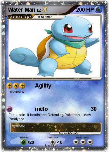 Pokemon Water Man