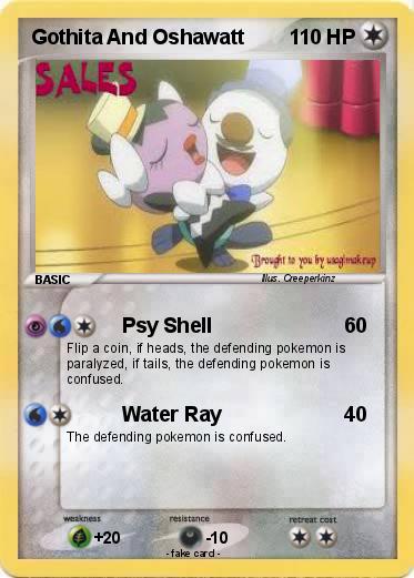 Pokemon Gothita And Oshawatt