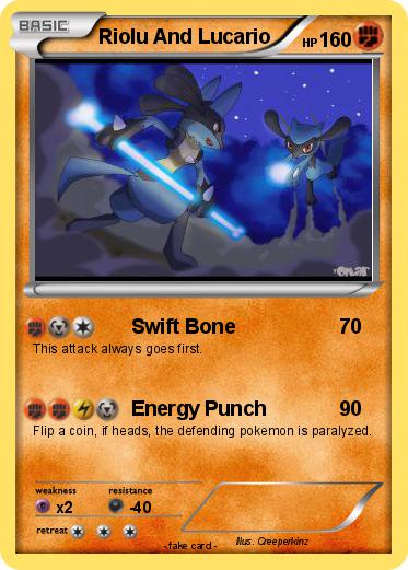 Pokemon Riolu And Lucario
