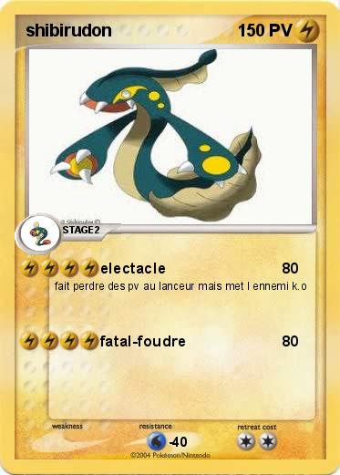 Pokemon shibirudon