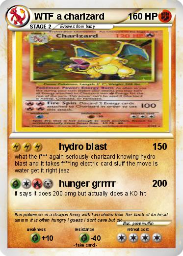 Pokemon WTF a charizard