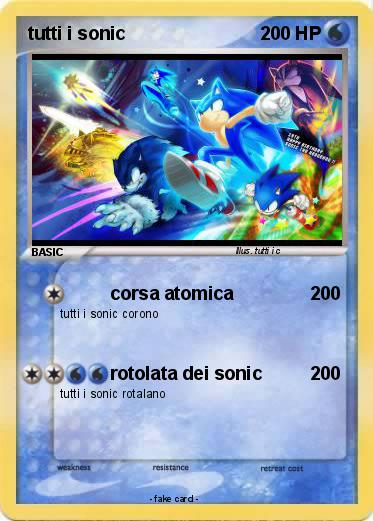 Pokemon tutti i sonic
