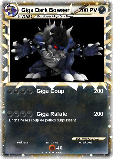 Pokemon Giga Dark Bowser