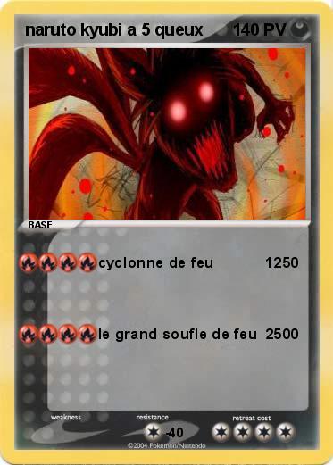 Pokemon naruto kyubi a 5 queux
