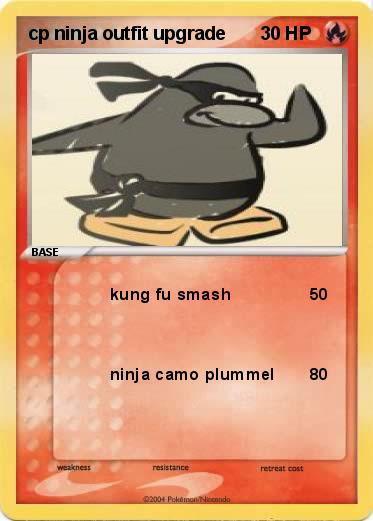 Pokemon cp ninja outfit upgrade