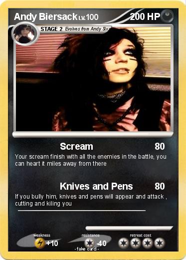 Pokemon Andy Biersack