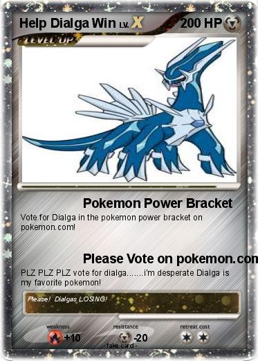 Pokemon Help Dialga Win