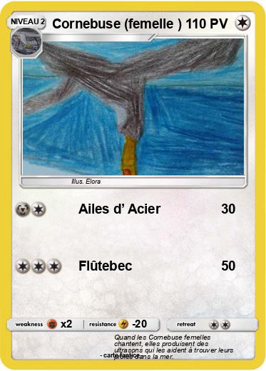 Pokemon Cornebuse (femelle )