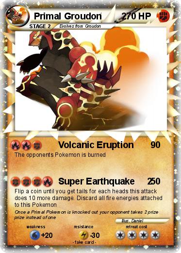 Pokemon Primal Groudon        2