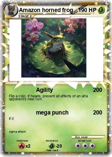 Pokemon Amazon horned frog