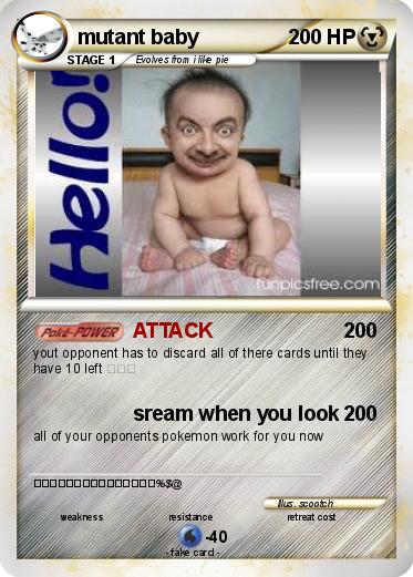 Pokemon mutant baby