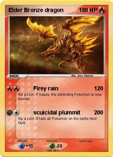 Pokemon Elder Bronze dragon