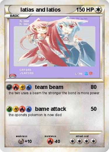Pokemon latias and latios