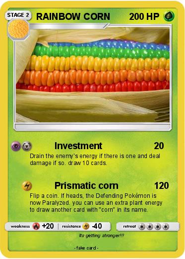 Pokemon RAINBOW CORN