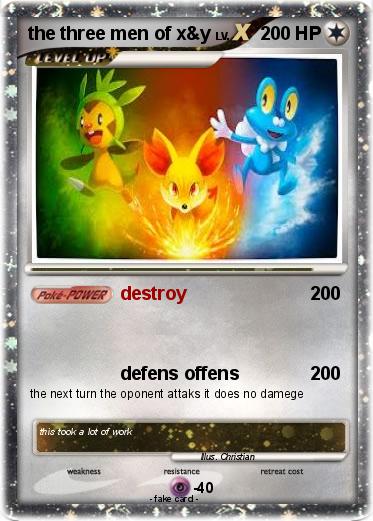 Pokemon the three men of x&y