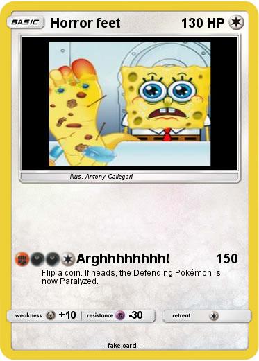 Pokemon Horror feet