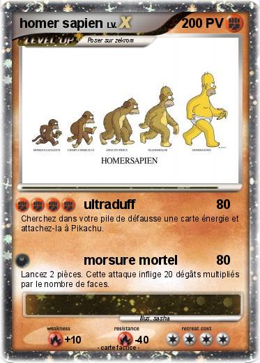 Pokemon homer sapien