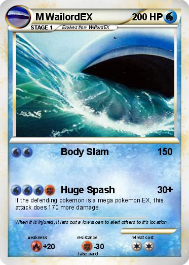 Pokemon M WailordEX