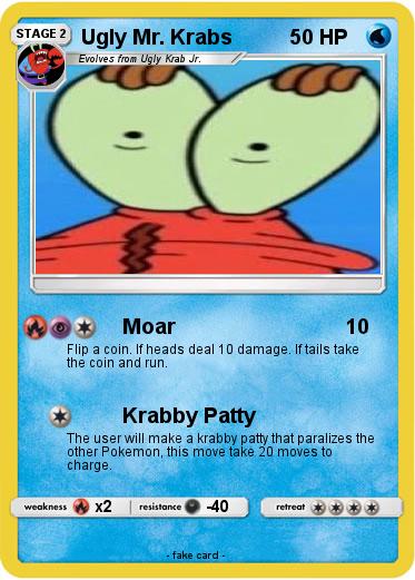 Pokemon Ugly Mr. Krabs