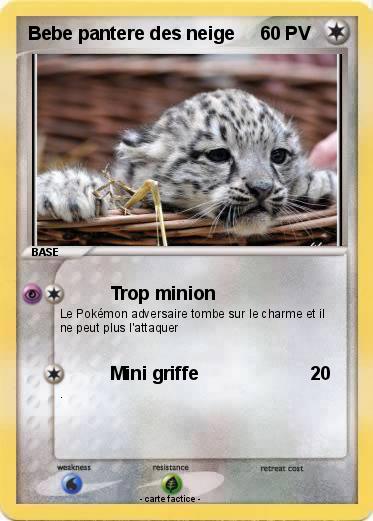 Pokemon Bebe pantere des neige