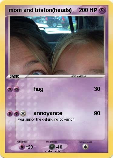 Pokemon mom and triston(heads)