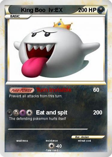 Pokemon King Boo  lv:EX