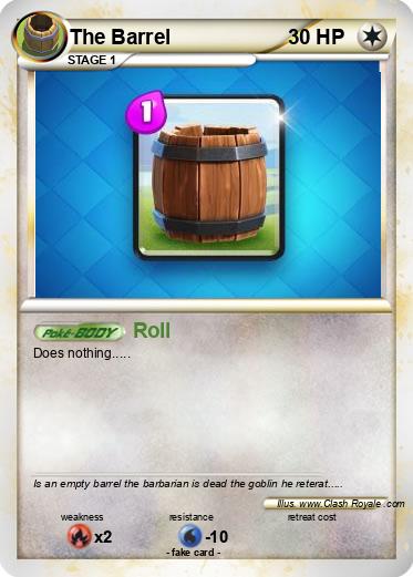 Pokemon The Barrel