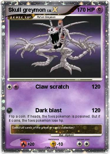 Pokemon Skull greymon