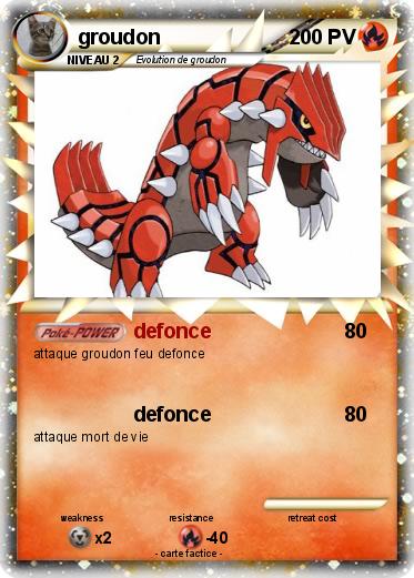 Pokemon groudon