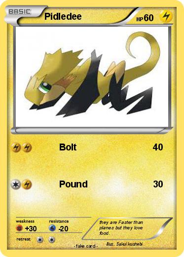 Pokemon Pidledee