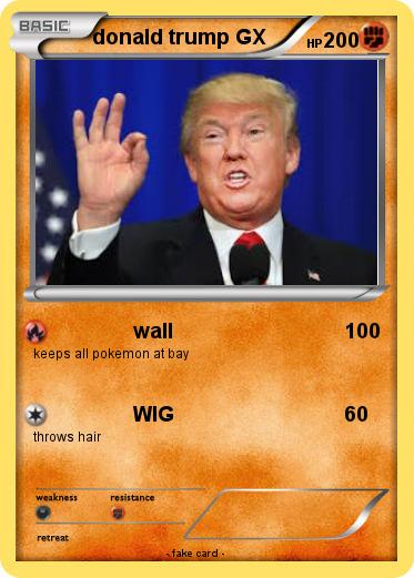 Pokemon donald trump GX