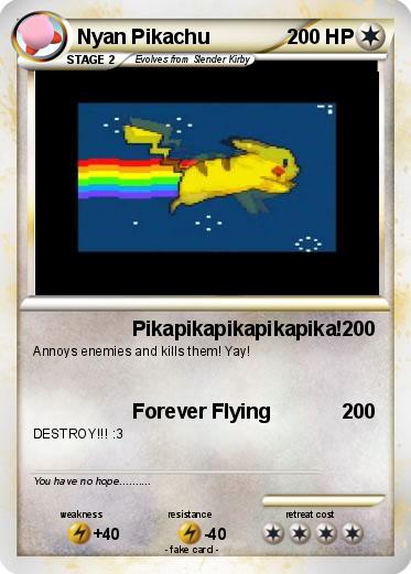 Pokemon Nyan Pikachu