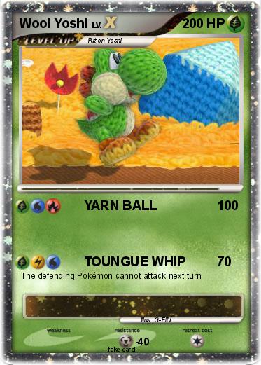 Pokemon Wool Yoshi