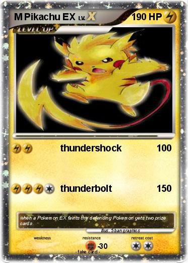 Pokemon M Pikachu EX