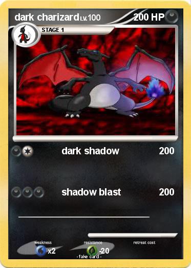Pokemon dark charizard