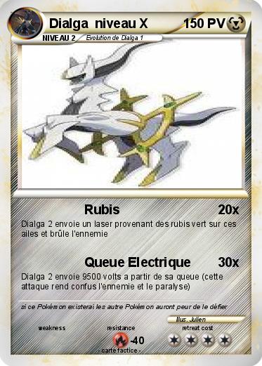 Pokemon Dialga  niveau X
