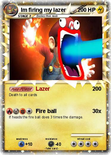 Pokemon Im firing my lazer