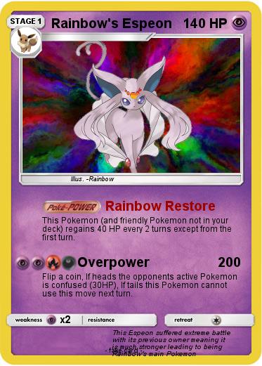 Pokemon Rainbow's Espeon