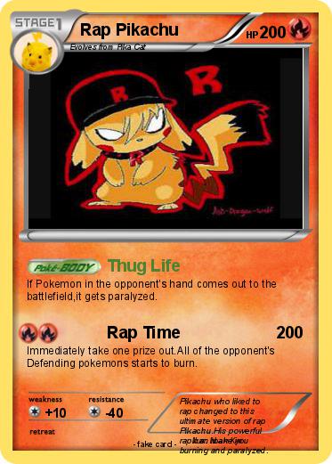 Pokemon Rap Pikachu