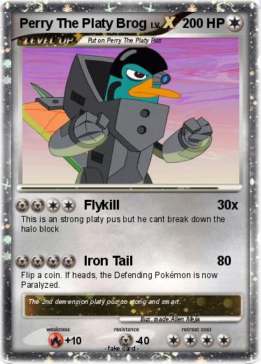 Pokemon Perry The Platy Brog