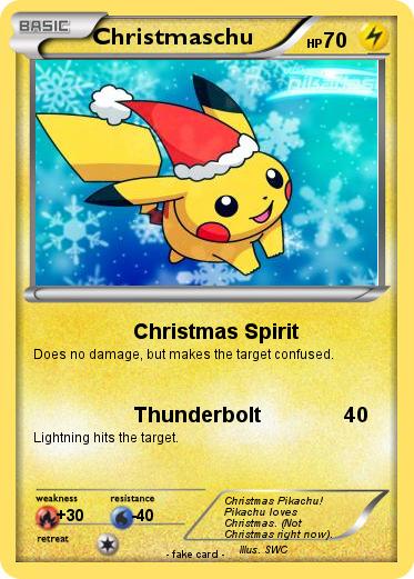 Pokemon Christmaschu