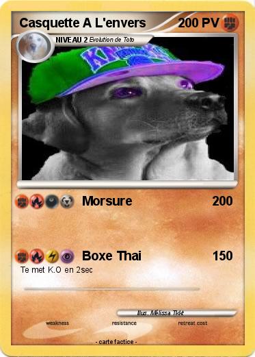 Pokemon Casquette A L'envers