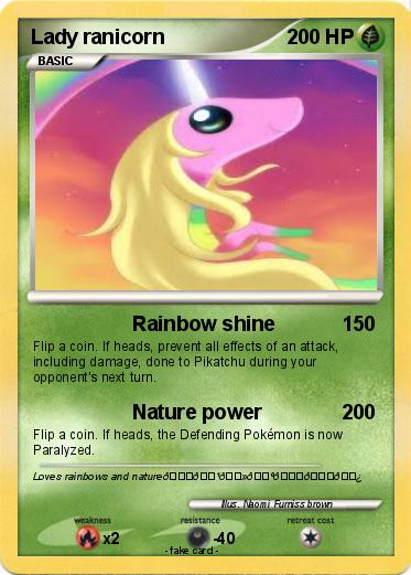 Pokemon Lady ranicorn