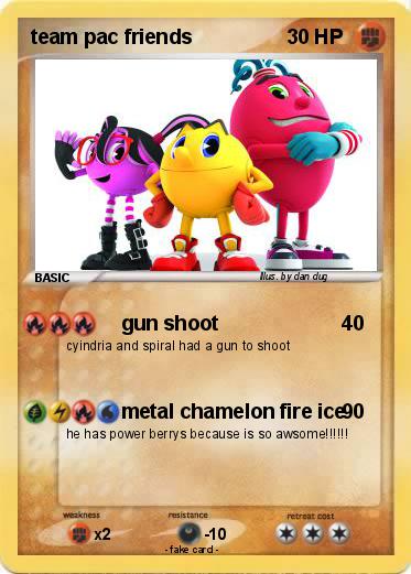 Pokemon team pac friends