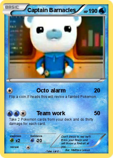 Pokemon Captain Barnacles