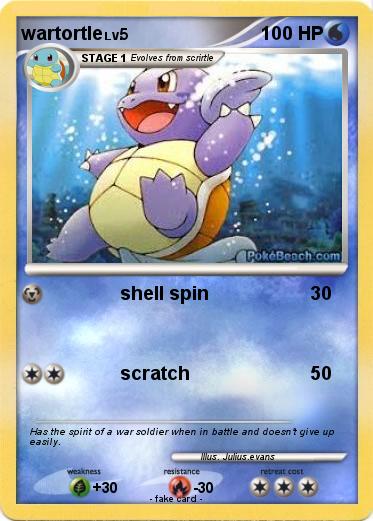Pokemon wartortle